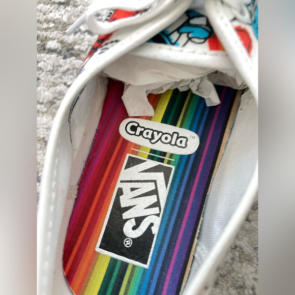 Vans X Crayola Crayons Rainbow Mens Size 8 Unisex Womens Size 9.5 - Picture 6 of 8